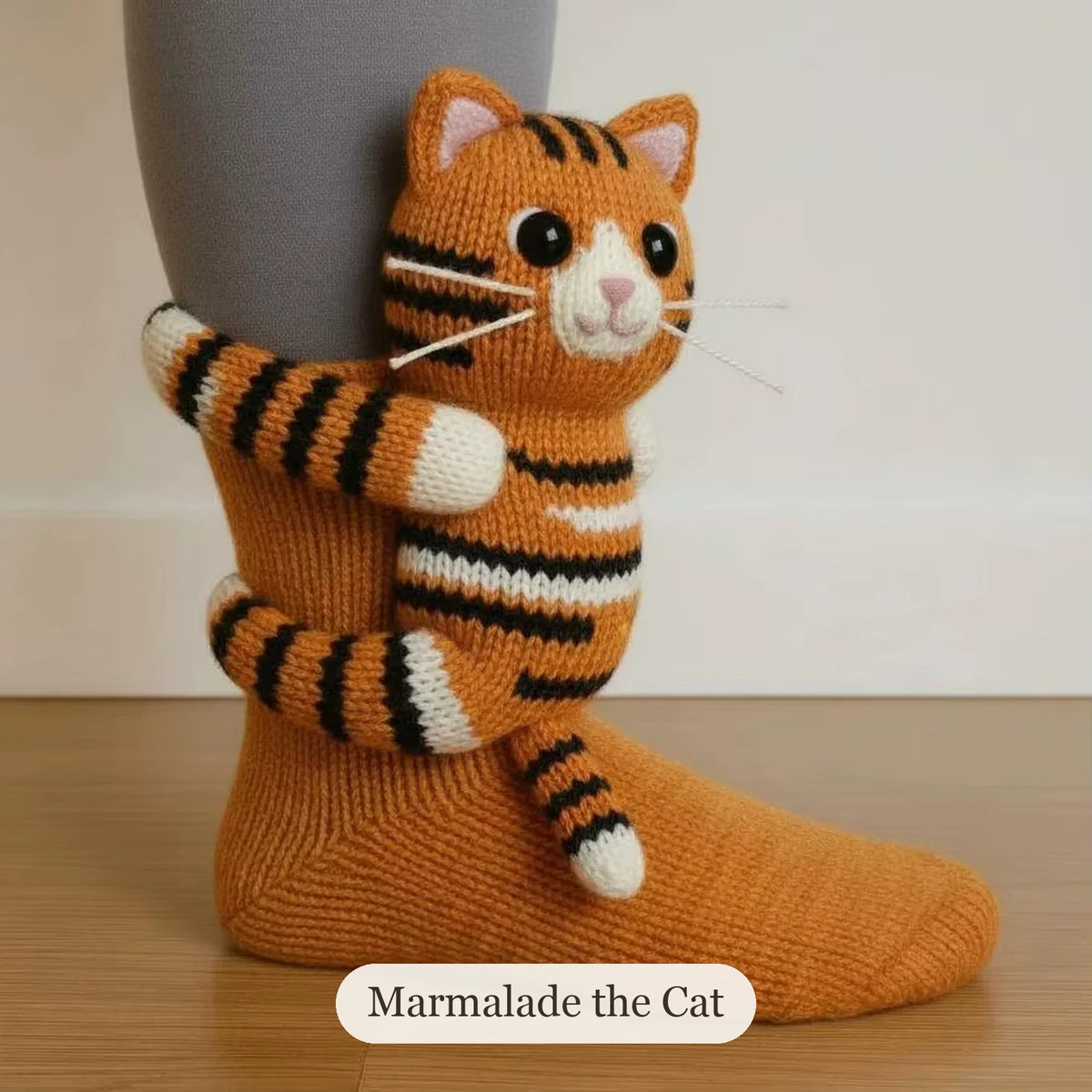 Marmalade the Cat cosy sock