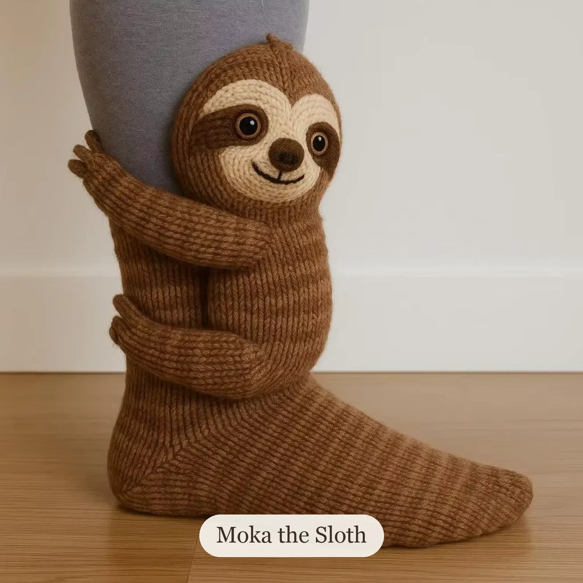 Moka the Sloth cosy sock