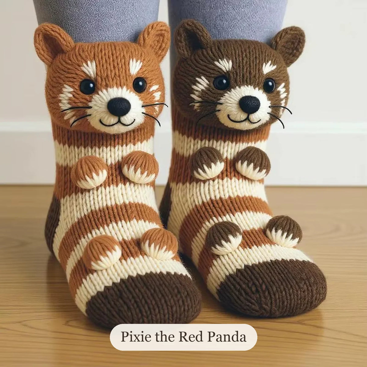 Pixie the Red Panda cosy sock