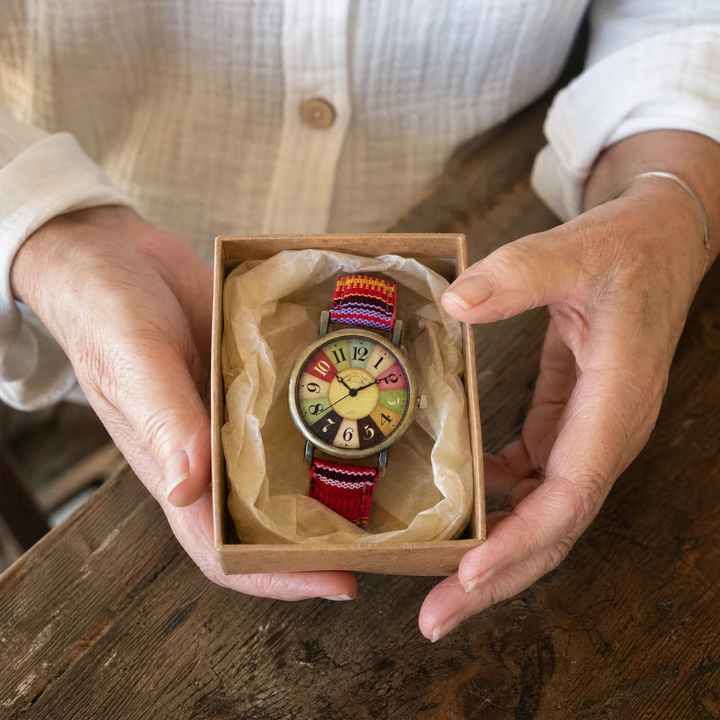 Nora Boho Watch in a kraft gift box